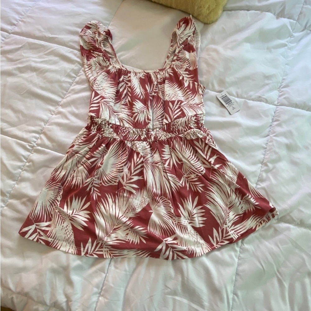 NWT Torrid Super Soft Square Neck Cinched Waist Babydoll Tank Size1x Dusty Rose - Picture 6 of 11